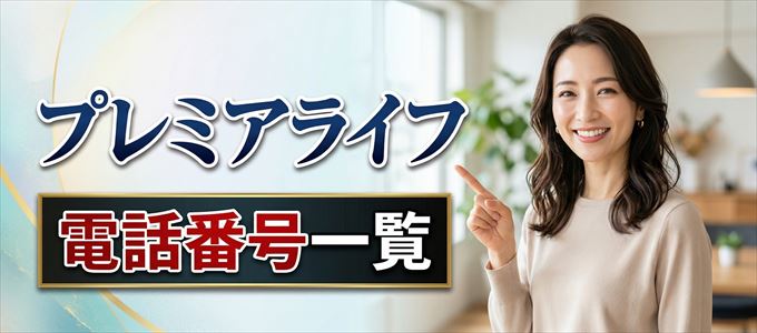 プレミアライフの電話番号一覧